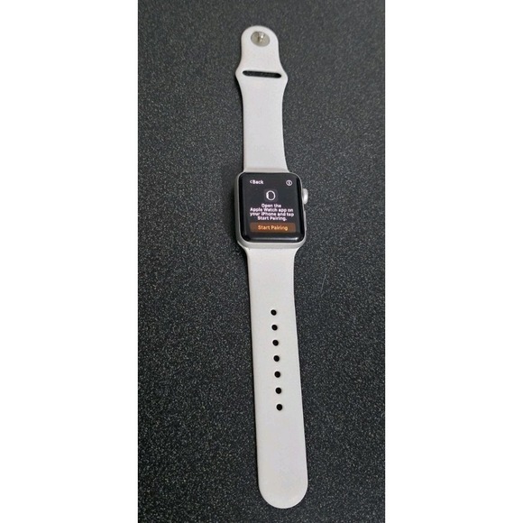 Apple Other - Apple Watch Series 3 38mm White Band Silver